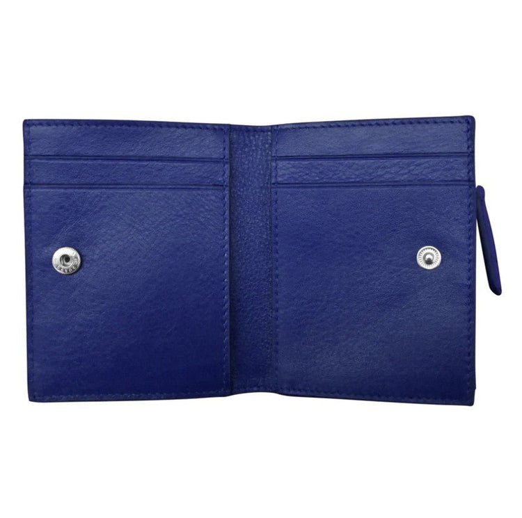 Small Leather Snap Wallet - Leila Jewels