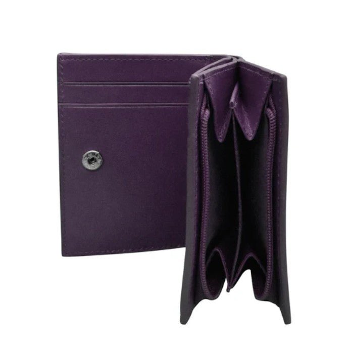 Small Leather Snap Wallet - Leila Jewels