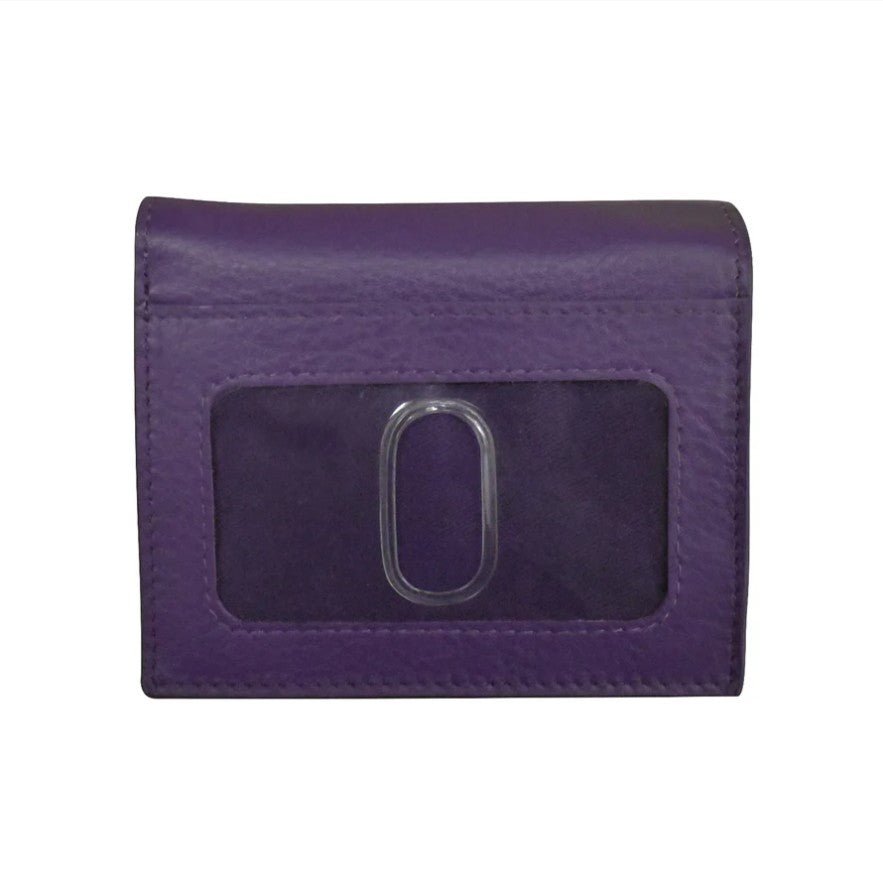 Small Leather Snap Wallet - Leila Jewels