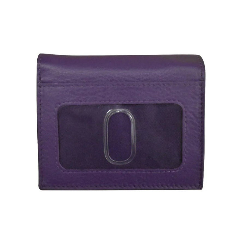Small Leather Snap Wallet - Leila Jewels