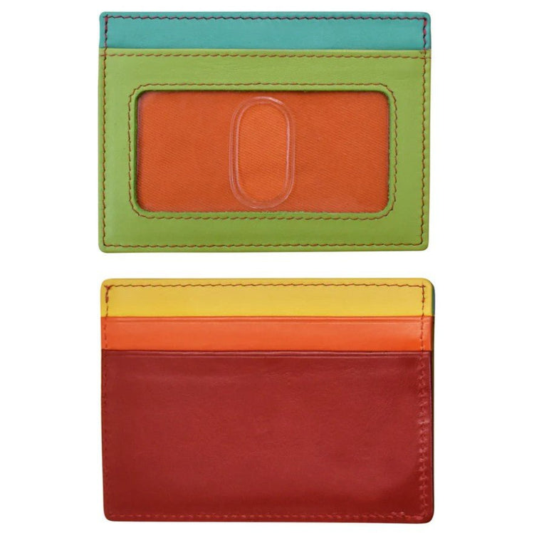 Flat Leather I.D. / Card Case - Leila Jewels