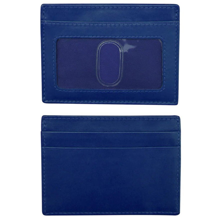Flat Leather I.D. / Card Case - Leila Jewels