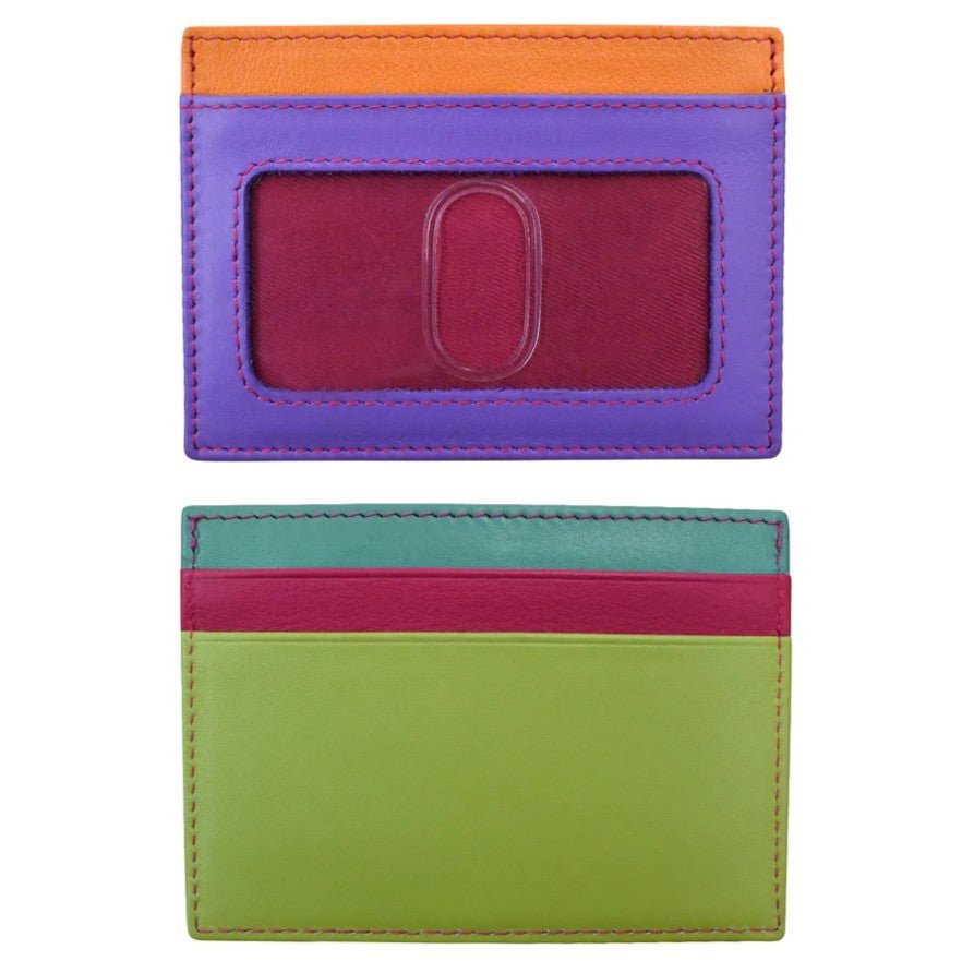 Flat Leather I.D. / Card Case - Leila Jewels