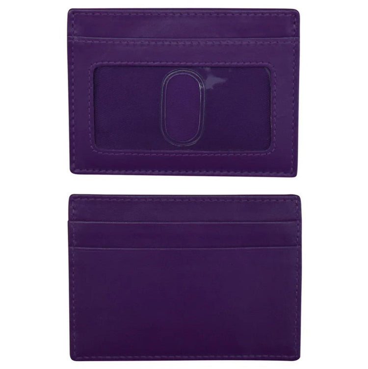 Flat Leather I.D. / Card Case - Leila Jewels