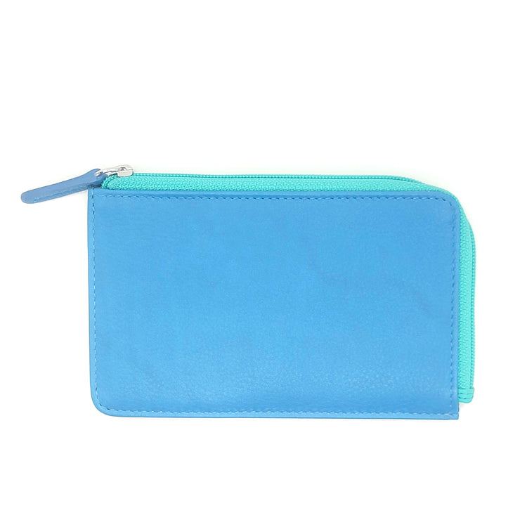 Flat Leather Card Case - Leila Jewels