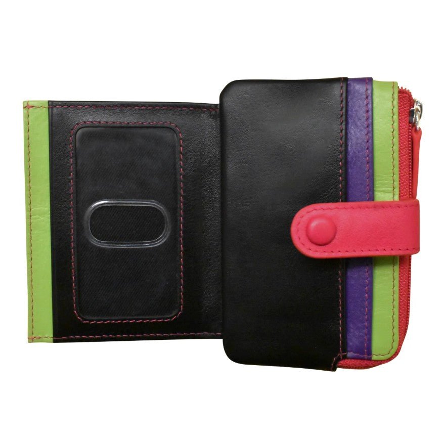 Small Leather Card Holder Purse - Leila Jewels
