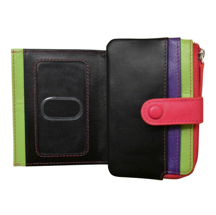 Small Leather Card Holder Purse - Leila Jewels