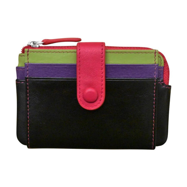 Small Leather Card Holder Purse - Leila Jewels