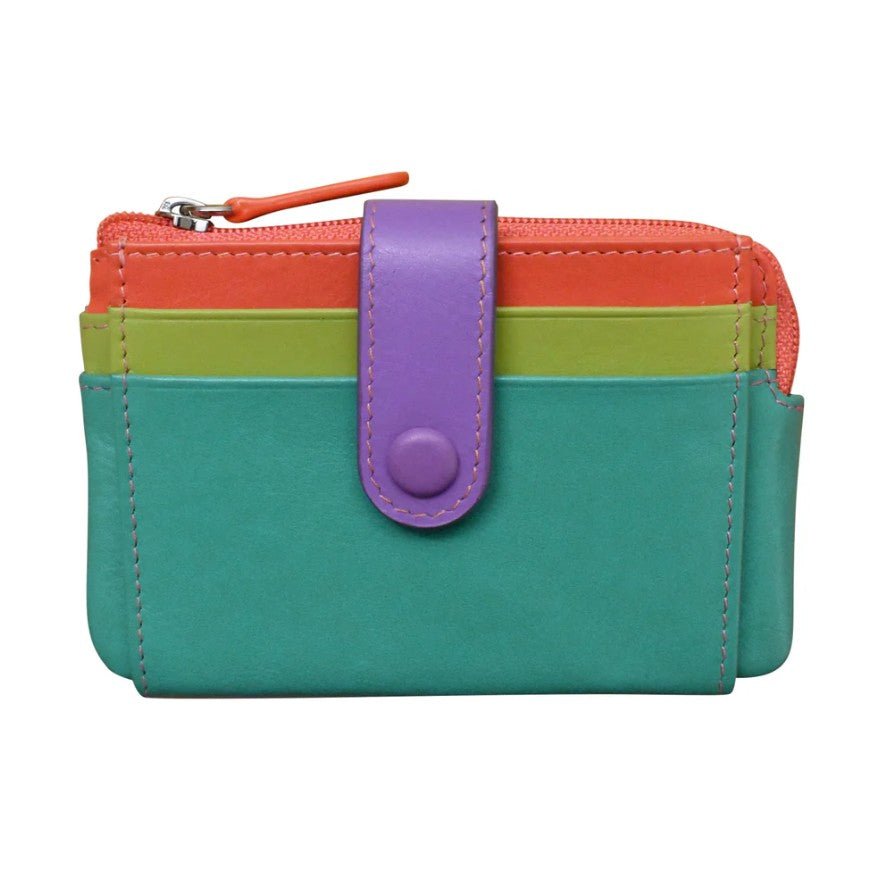 Small Leather Card Holder Purse - Leila Jewels