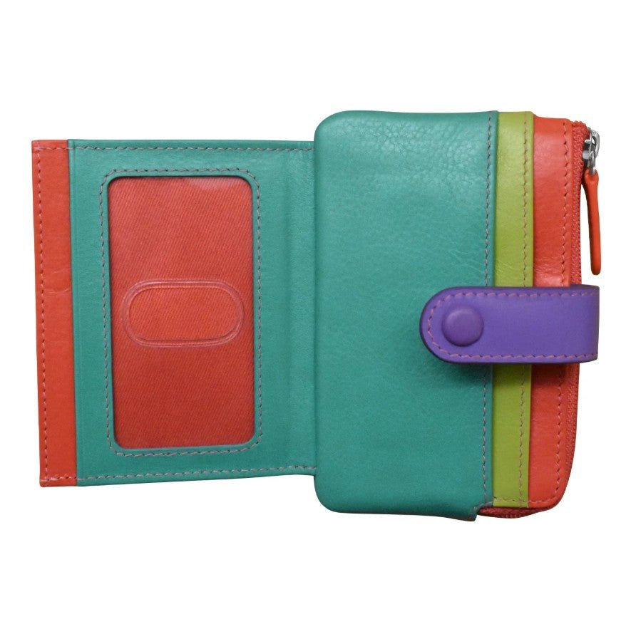 Small Leather Card Holder Purse - Leila Jewels