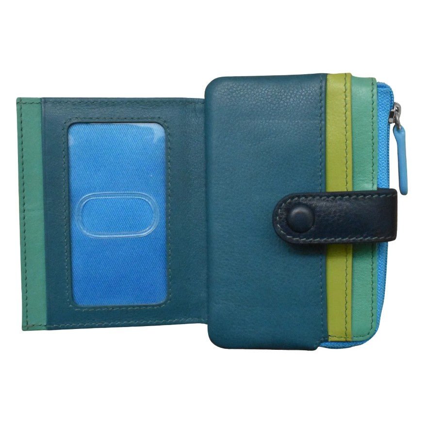 Small Leather Card Holder Purse - Leila Jewels