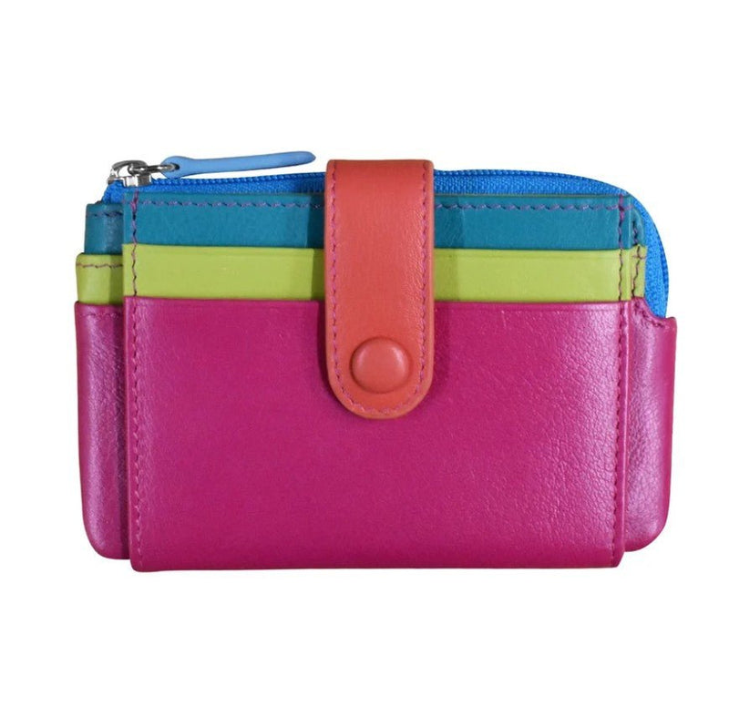 Small Leather Card Holder Purse - Leila Jewels