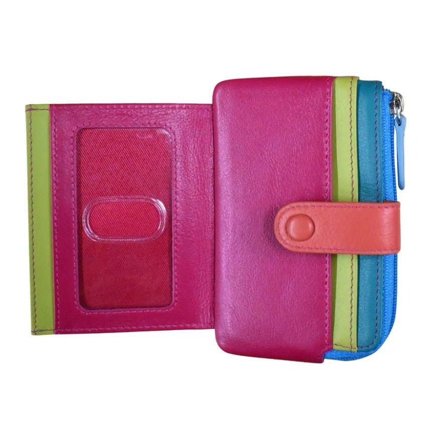 Small Leather Card Holder Purse - Leila Jewels