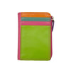 Leather Credit Card / ID Holder with Zip Pocket - Leila Jewels