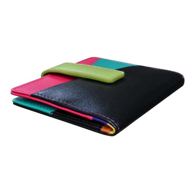 Asymmetric Leather Card Holder - Leila Jewels