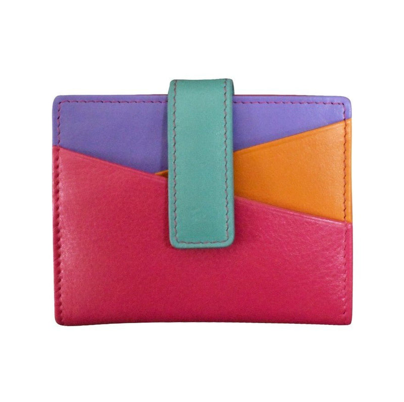 Asymmetric Leather Card Holder - Leila Jewels