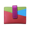 Asymmetric Leather Card Holder - Leila Jewels