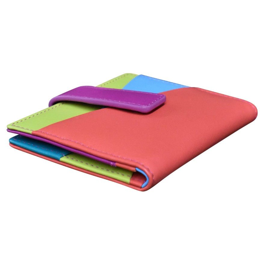 Asymmetric Leather Card Holder - Leila Jewels