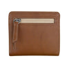 Leather Bi - Fold 2 - Tone Mini Wallet - Leila Jewels