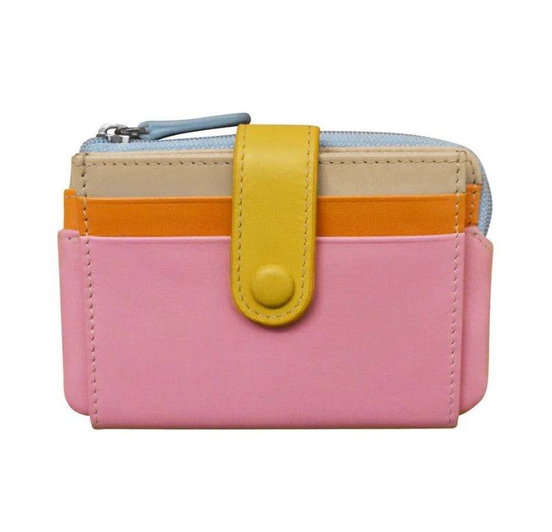 Small Leather Card Holder Purse - Leila Jewels