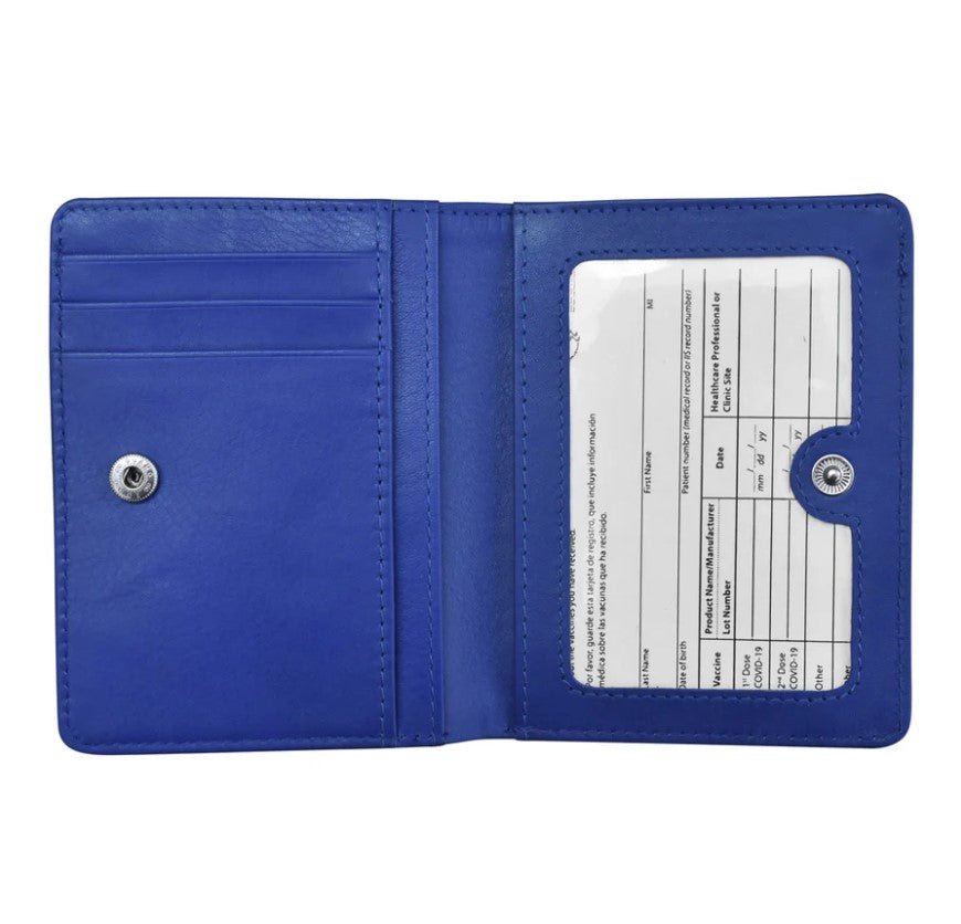 Leather Euro - Sized Travel Wallet - Leila Jewels