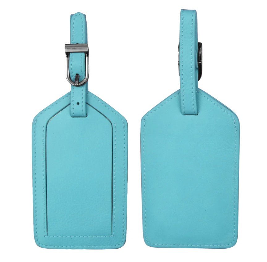 Leather Bright Luggage Tag - Leila Jewels