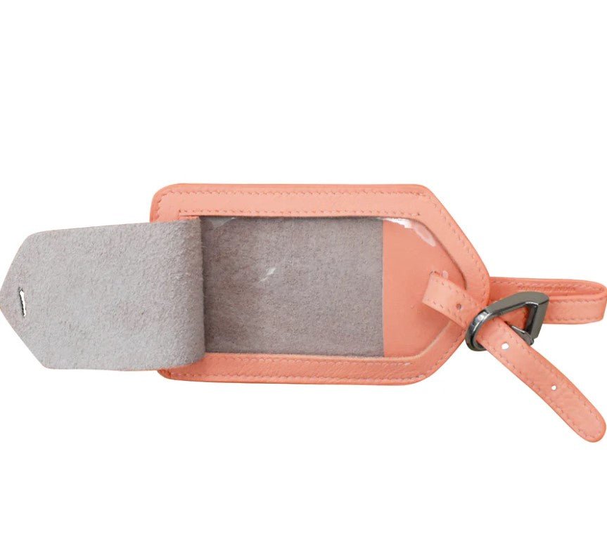 Leather Bright Luggage Tag - Leila Jewels