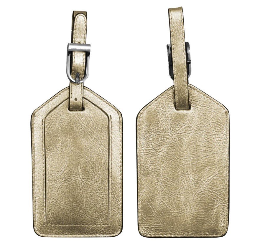 Leather Bright Luggage Tag - Leila Jewels