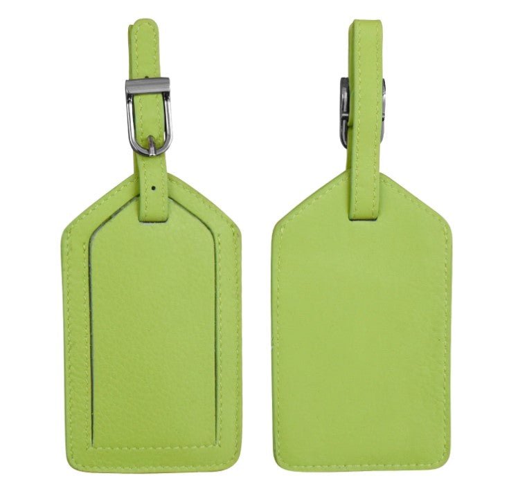 Leather Bright Luggage Tag - Leila Jewels