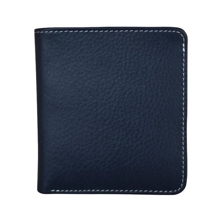 Leather Bi - Fold 2 - Tone Mini Wallet - Leila Jewels