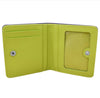 Leather Bi - Fold 2 - Tone Mini Wallet - Leila Jewels