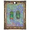 Irises Art Bar Earrings - Leila Jewels