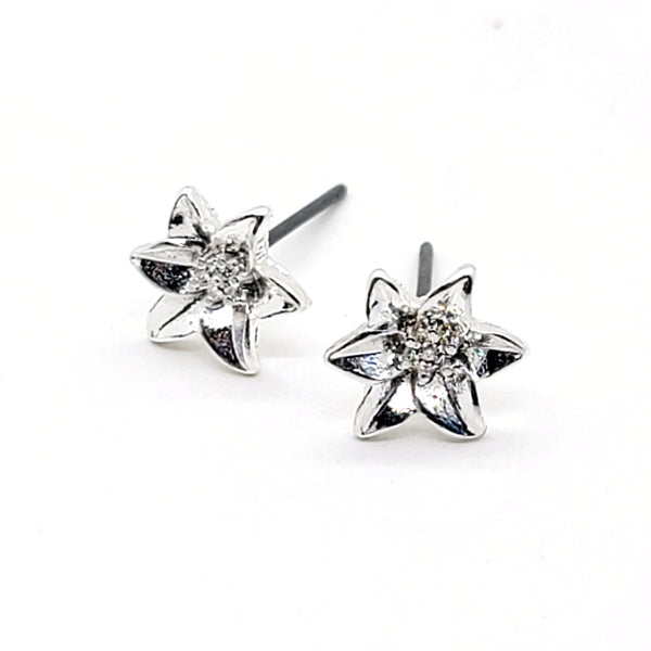 Iris Stud Art Earrings - Leila Jewels