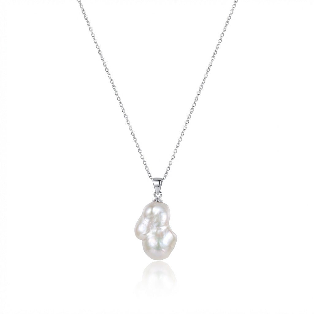 Baroque Pearl Pendant Necklace - Leila Jewels