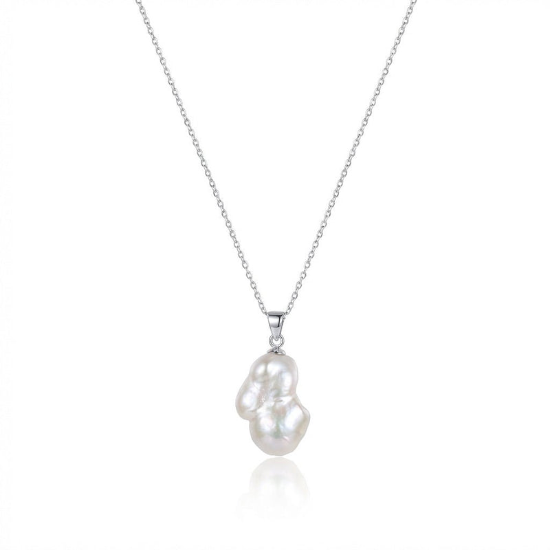 Baroque Pearl Pendant Necklace - Leila Jewels