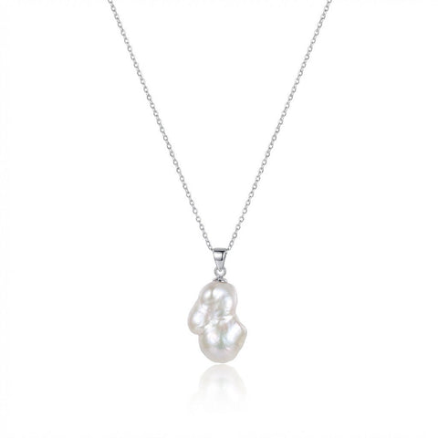 Baroque Pearl Pendant Necklace - Leila Jewels