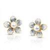 Cherry Blossom Pearl Earrings - Leila Jewels