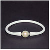 Silicone and Pearl Bracelet - Leila Jewels