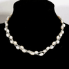 Woven Pearl Necklace - Leila Jewels