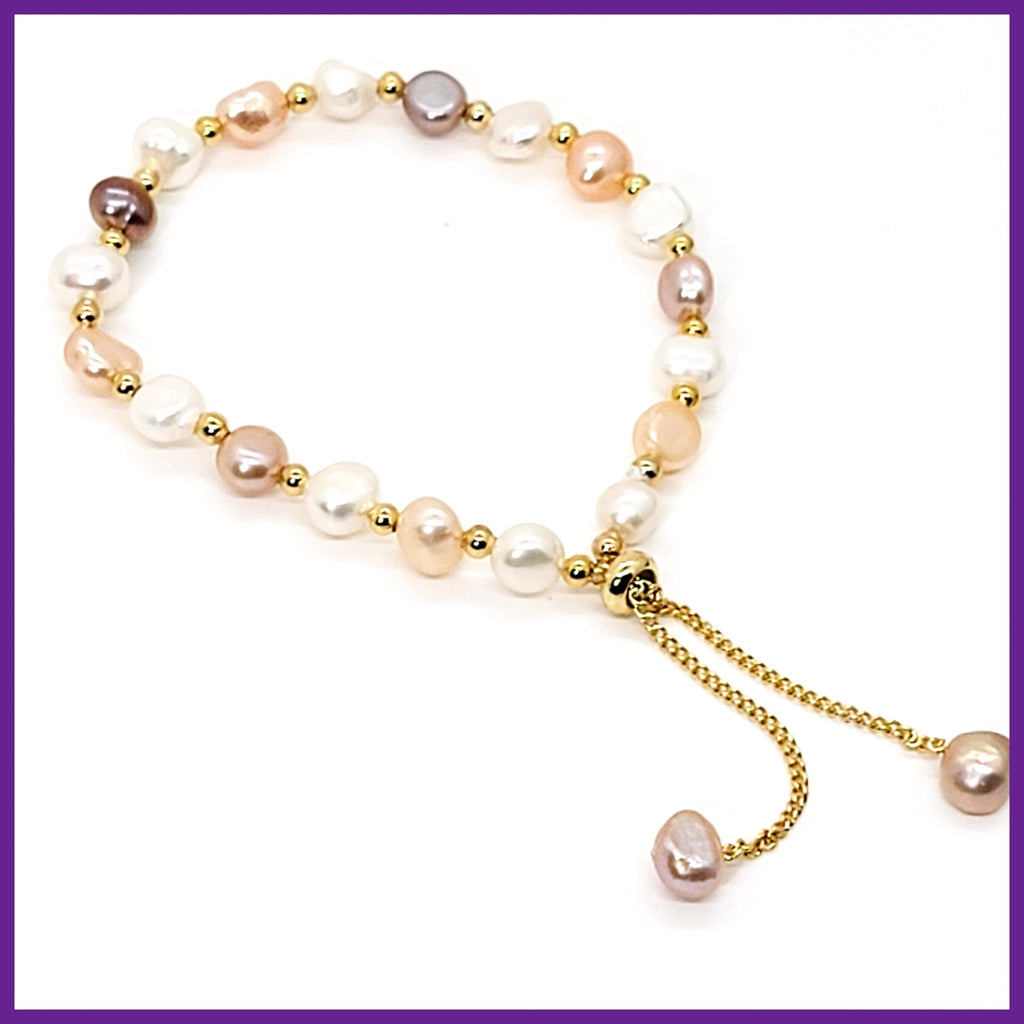Pearl Pull Bracelet - Leila Jewels