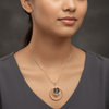 Immortal Eyes Pull Necklace with Glass Bead - Leila Jewels