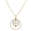 Immortal Eyes Pull Necklace with Glass Bead - Leila Jewels