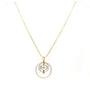 Immortal Eyes Pull Necklace with Glass Bead - Leila Jewels