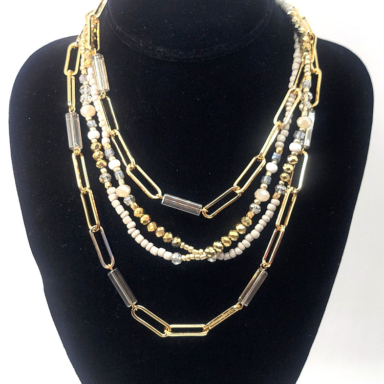 Double Strands Necklace - Leila Jewels