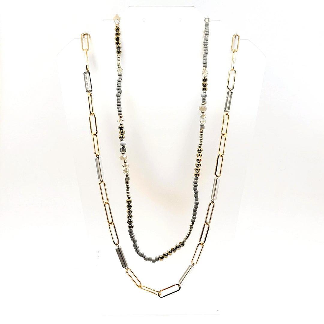 Double Strands Necklace - Leila Jewels