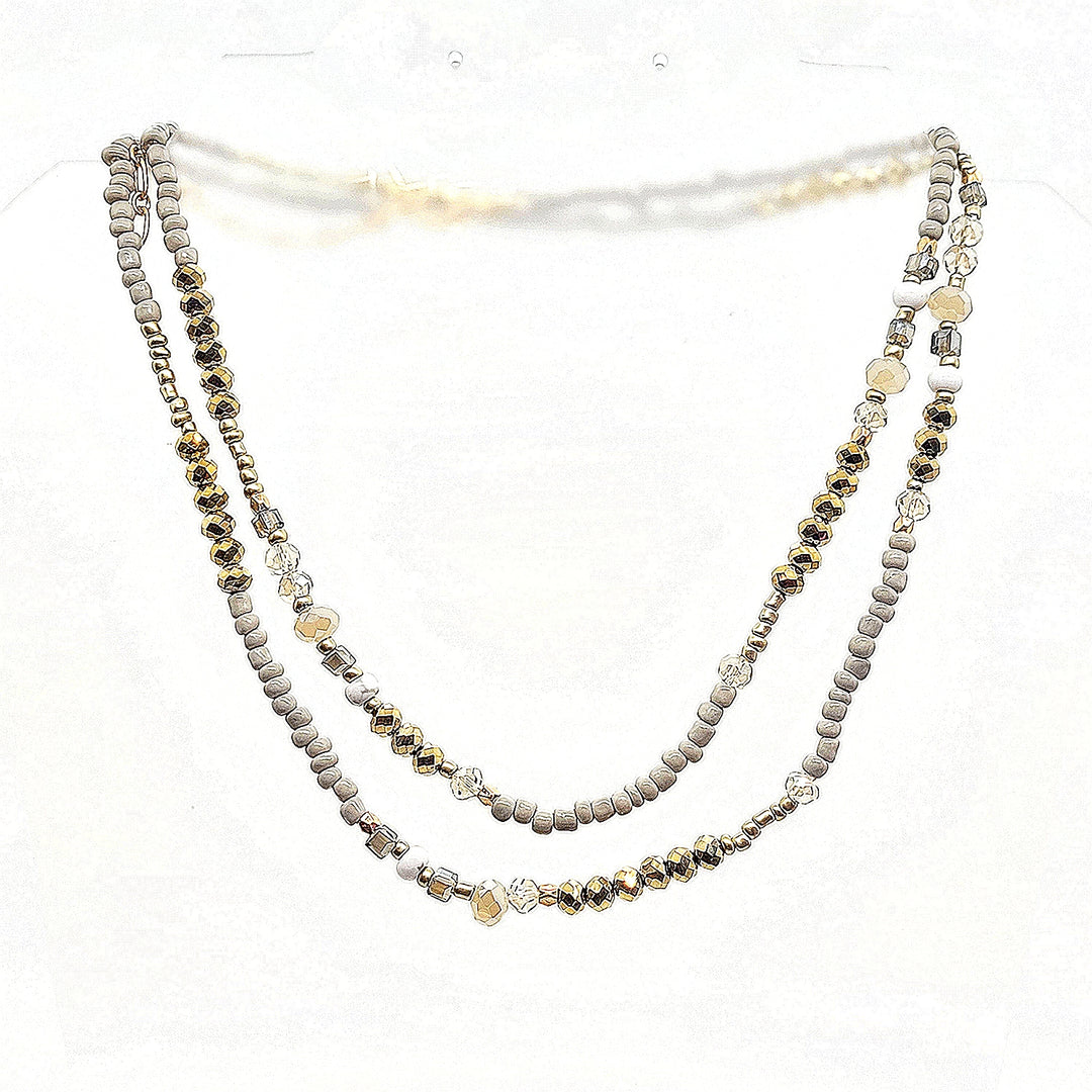 Double Strands Necklace - Leila Jewels