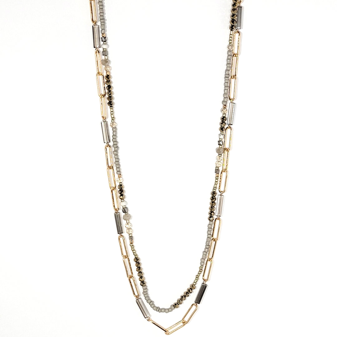 Double Strands Necklace - Leila Jewels