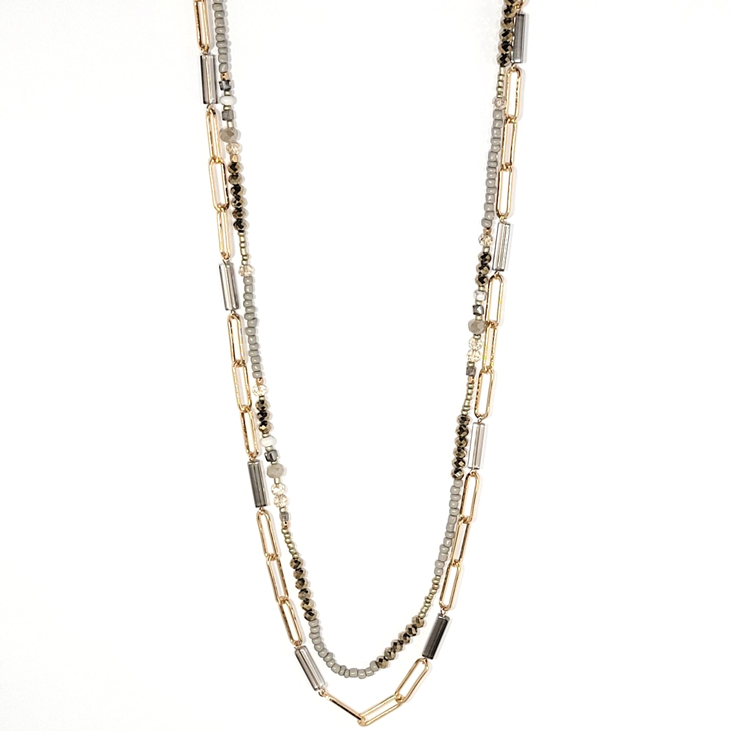 Double Strands Necklace - Leila Jewels
