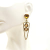 Three Crystal Earrings - Leila Jewels