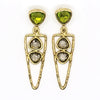 Three Crystal Earrings - Leila Jewels